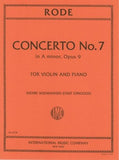 Rode - Concerto No. 7 in A minor, Opus 9 - ed. Joseph Gingold w/Cadenza by Henri Wieniewski - Violin & Piano