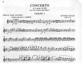 Vivaldi, Antonio - Concerto in D minor, Opus 21/4 RV 509 ed. Paul Klengel - Violin Ensemble Duet: Two (2) Violins & Piano - Score & Parts