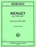 Debussy, Claude - Menuet from ''Petite Suite'' (originally for Piano Duet) ed. Leonard Rose - Cello & Piano