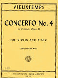 Vieuxtemps, Henri - Concerto No. 4 in D minor, Opus 31 ed. Zino Francescatti - Violin & Piano