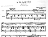Sarasate, Pablo de - Malaguena, Opus 22/1 - Danza Espanola (Spanish Dance) No. 1 ed. Zino Francescatti - Violin & Piano