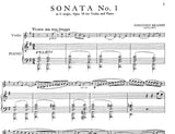 Brahms - Three (3) Sonatas ed. Ivan Galamian - Sonata No. 1 in G Major, No. 2 in A Major, No. 3 in D Minor - Opus 78, 100, 108 - Violin & Piano