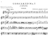 Mozart - Violin Concerto No. 5 in A Major KV 219 - ed. w/Cadenzas by Ivan Galamian - Violin & Piano