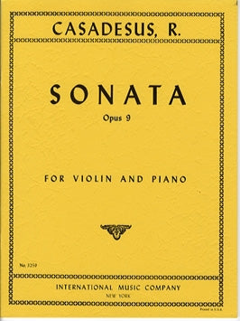 Casadesus, Robert - Sonata, Opus 9 - Violin & Piano