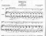 Schubert, Franz - Grand Duo Sonata in A Major, D. 574 (originally for Violin) transcr. Pierre Fournier - Cello & Piano