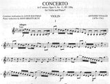 Vivaldi, Antonio - Concerto in C minor, Opus 9/11, RV 198a from La Cetra - ed. Louis Kaufman - Violin & Piano