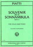 Piatti, Alfredo - Souvenir de la Sonnambula, Opus 5 ed. Geoffrey Rutkowski - Cello & Piano