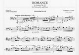 Faure, Gabriel - Romance in A Major, Opus 69 ed. Edmund Kurtz - Cello & Piano