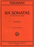 Pugnani, Gaetano - Six (6) Sonatas, Opus 4 Volume 2 (nos. 4-6) ed. Louis Kaufman - Violin Ensemble Duet: Two (2) Violins - Score & Parts