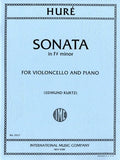 Hure, Jean - Sonata in F-Sharp (F#) minor ed. Edmund Kurtz - Cello & Piano