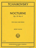 Tchaikovsky - Nocturne, Opus 19/4 - transcr. Wilhelm Fitzenhagen / ed. Jeffrey Solow - Cello & Piano