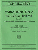 Tchaikovsky - Variations on a Rococo Theme, Opus 33 - Wilhelm Fitzenhagen Version - Solo Part w/Opt. 2nd Cello by Daniel Morganstern - Includes Commentary and Preparatory Exercises - Cello Solo