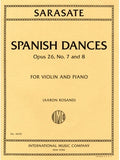 Sarasate, Pablo de - Spanish Dances No. 7 - 8 (Danza Espanola) Opus 26 ed. Aaron Rosand - Vito & Habanera  - Violin & Piano