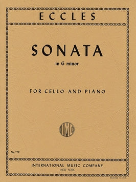 Eccles, Henry - Sonata in G minor ed. Alfred Moffat - Cello & Piano