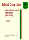 Czerny, Carl - Selected Czerny Studies Revised, Edited and Fingered With Annotations By Emil Liebling, Book 1 - Piano Method Volume*