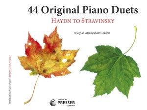 Fourty-Four (44) Original Piano Duets - Haydn To Stravinsky - Easy To Intermediate Grades - Piano Duet (1 Piano 4 Hands)