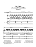 Saint-Saens, Camille - The Swan (Der Schwan / Le Cynge) from The Carnival of the Animals ed. Frank Buchstein & David Geringas - Cello & Piano w/Opt. Second (2nd) Piano - Urtext