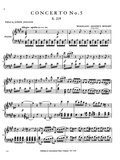 Mozart - Violin Concerto No. 5 in A Major KV 219 - ed. w/Cadenzas by Joseph Joachim - Violin & Piano