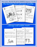 Pace, Cynthia - Piano Plain and Simple, Volume 1 - Adult Beginners: Reading, Playing, Creating in All Keys & Theory Basics - Piano Method Series w/CD