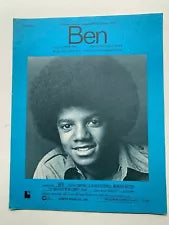 Ben (Michael Jackson) Walter Scharf arr. Dan Coates, Piano Solo (OUT OF PRINT)