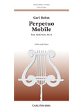 Bohm, Carl - Perpetuo Mobile (from the Little Suite No. 6) ed. Gustav Sanger - Violin & Piano