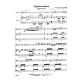 Sarasate, Pablo de - Zigeunerweisen (Gypsy Airs) Opus 20 transcr. Emilio Colon - Cello & Piano