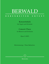 Konzertstueck for Bassoon and Orchestra op. 2 - Berwald, Franz (Topel)