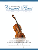 Seitz, Friedrich - Student Concerto No. 5 in D Major, Opus 22 - Transposed for Violoncello to G Major - ed. Christoph Sassmannshaus - Cello & Piano