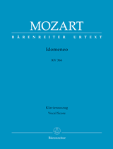 Mozart - Idomeneo KV 366 (Hardcover Edition) - Opera Vocal Score (Italian / German)