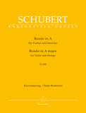 Schubert, Franz - Rondo in A Major, D 438 ed. Michael Kube - Violin & Piano - Urtext