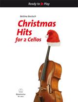 XMAS - Christmas Hits for 2 Cellos arr. Bettina Bocksch - 13 Famous Carols - Violoncello [Cello] Ensemble Duet: Two (2) Cellos - Score Only