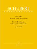 Schubert - Trio for Piano, Violin and Violoncello in E-flat major Op. 100 D929 (Score+Parts) ed. Feil