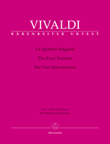 Vivaldi, Antonio - Complete Four (4) Seasons, Opus 8 ed. Christopher Hogwood - Spring // Summer // Autumn // Winter - Violin & Piano - Urtext