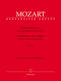Mozart - Concertone in C Major, KV 190 - Violin Ensemble Duet: Two (2) Violins & Piano - Score & Parts - Urtext