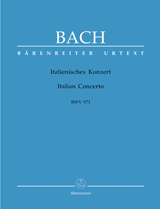 Italian Concerto F major BWV 971 - Bach, Johann Sebastian (Emery) Urtext