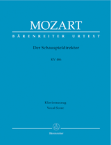 Mozart - Der Schauspieldirektor KV 486 - Opera Vocal Score (German)