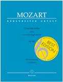 Mozart - Cosi fan Tutte, K. 588 - Opera Vocal Score (Italian / German)