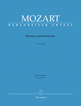 Mozart - Bastien and Bastienne KV 50 (46b) - Singspiel in 1 Act - Opera Vocal Score (German)