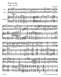 Schubert - Trio for Piano, Violin and Violoncello in E-flat major Op. 100 D929 (Score+Parts) ed. Feil