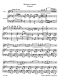 Berlioz, Hector - Reverie et caprice, Opus 8 (Romance) ed. Hugh MacDonald - Violin & Piano - Urtext