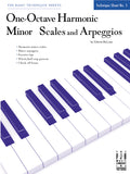 McLean, Edwin - FJH Basic Technique Sheet No. 5 - One-Octave Harmonic Minor Scales & Arpeggios - Piano Method Scales*