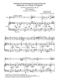 Rachmaninoff, Sergei - Rhapsody on a Theme of Paganini, Opus 43 - 18th Variation - arr. John York / ed. Levon Chilingirian - Violin & Piano