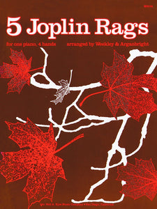 Joplin, Scott - Five Joplin Rags arr. Weekley & Arganbright - Piano Duet (1 Piano 4 Hands)