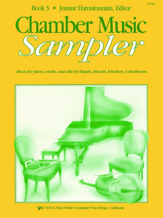 Chamber Music Sampler, Book 3 - Joanne Haroutounian for Piano, Violin and Cello