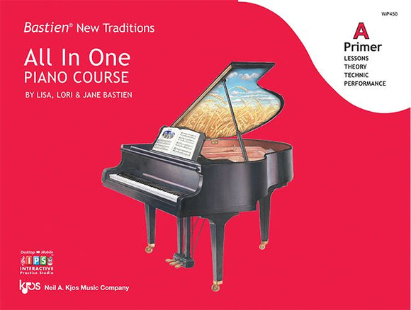 Bastien New Traditions:  All In One Piano Course Primer A - Lisa/Lori/Jane Bastien