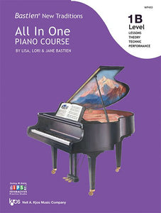 Bastien New Traditions:  All In One Piano Course Level 1B