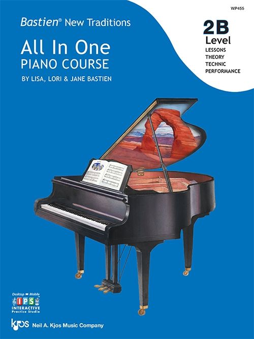 Bastien New Traditions: All In One Piano Course Level 2B