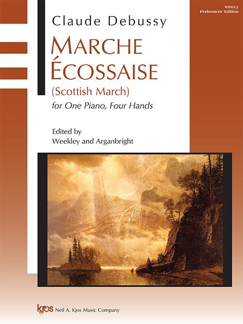 Debussy - Marche Ecossaise - The Earl of Ross (Scottish) March - Piano Duet (1 Piano 4 Hands)